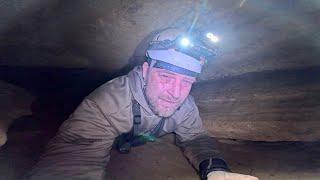 Getting Claustrophobic Crawling In A Cave