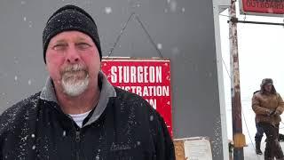 Sturgeon spearing on Lake Winnebago 2019