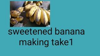 #Ann Setenta sweetened banana making for halo halo