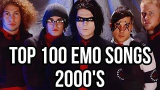 TOP 100 EMO SONGS 2000's