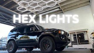 Transform Your Car Garage with Hykoont LED Hexagon Lights!