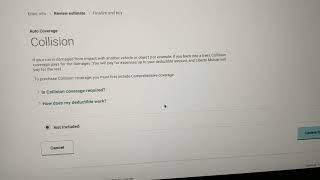Software QA 101. Liberty Mutual online Auto Quote won't let me Add Collision to policy. Sigh
