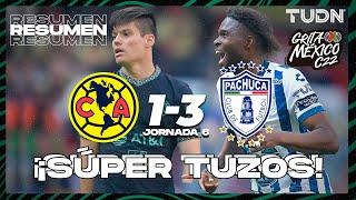 Resumen y goles | América 1-3 Pachuca | Grita México C22 - J6 | TUDN