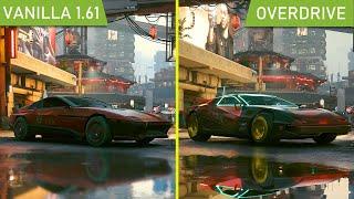 Cyberpunk 2077 RTX Overdrive Mode vs Original RT Ultra 4K Ray Tracing On Early Graphics Comparison