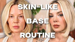 HOW TO GET A NATURAL LOOKING BASE my skin like foundation routine glowy, lightweight, lasts all day