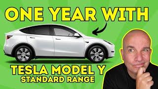 An honest look at ONE YEAR with the TESLA MODEL Y (RWD Standard Range)