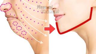 Face Lifting Exercise For Attractive Chiseled Jawline! Perfect Defined Jawline, Sagging Jowls