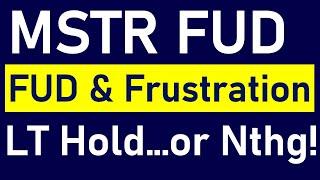 MSTR Stock Confusion, Frustration, and FUD: Can You Beat the Common? (Coil Spring Pressure Mounts)