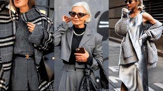 Gray is the Most Elegant Color of Fall 2024 | Style Over 60 | Style Tips for 2024