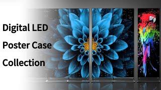 NSELED Slim Digital LED Poster Screen Case Collection #nseled #nseledcloud #nseledeurope