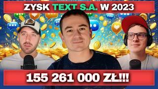 Text S.A. (ex LiveChat) zaskakuje zyskami! Jak osiągnęli taki sukces?! [PODCAST BIZNESOWY #23]