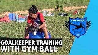 Goalkeeper Training With Gym Ball