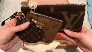 LOUIS VUITTON TRIO POUCH UNBOXING