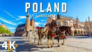 Poland 4K - The Heart of Europe: Stunning Architecture and Natural Wonders with Calming Music