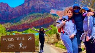 Our First Hiking Adventure At Pa’Rus Trail Of Zion National Park Utah