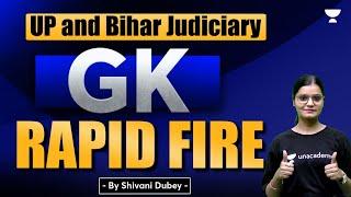 Rapid Fire GK (UP, Bihar Judiciary ) | Shivani Dubey | Unacademy Judiciary