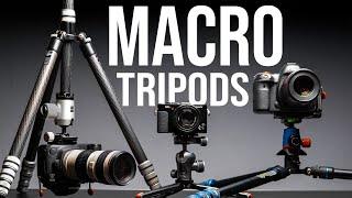 Macro: The best tripods I use and the tricks for getting low shots