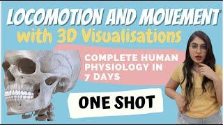 Human Physiology in 7 days with mind maps | Locomotion and Movement | Ishita Khurana