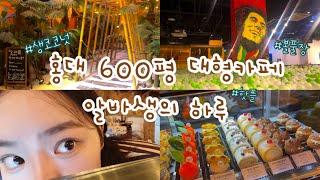 홍대 핫플 600평 카페 코코넛박스 알바생의 하루 VLOG | 대형카페 | 카페추천 | 유현유현