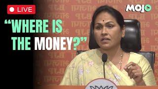 BJP LIVE| "187 Cr. Gone to Wine, Jewelry Shops," Union Minister Shobha Karandlaje Blames Sidaramaiah