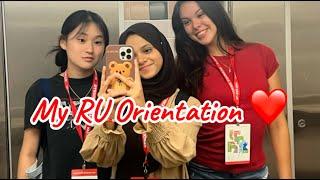 🩵Orientation at Rutgers | Maryam to study Computer Science Honors at Prestigious Rutgers University