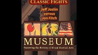 Jeff Joslin vs Jon Fitch Joslin Joins Us! / MMA Museum Classic Fight Review Ep. 7 #mmamuseum