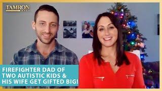 Firefighter Dad of Two Autistic Kids & His Wife Get Gifted Big!