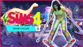 The Sims 4 Snowy Escape Let’s Play!// Exploring mt Komorebi