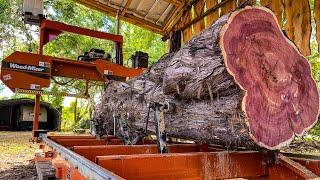 Our Most Beautiful Boards Yet From An Ugly Old Cedar Log