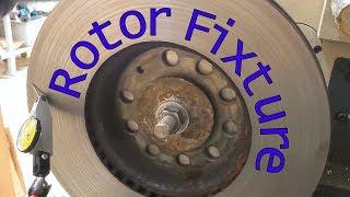 How to Skim a Disc Brake with a DIY Lathe Fixture (resurfacing fix)