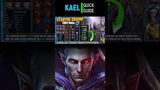 KAEL Quick Guide! | Masteries, Blessing, Build | RAID Shadow Legends #shorts