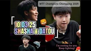 Shasha & Datou / 10.03.25 / WTT Champions Chongqing 2025 / Practice