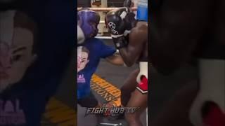 Curmel Moton destroys grown man in sparring!
