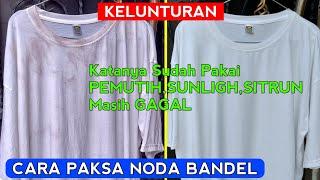 Cara Menghilangkan Noda Luntur Pada Baju Putih-PAKSA NODA BANDEL