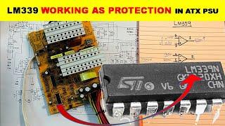 {634} LM339 Differential Comparator IC As Voltage & Current Protection In Computer ATX Power Supply