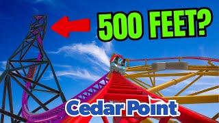 How TALL Will The Spike Be Cedar Point's 2024 Dragster Coaster Project?