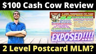 $100 Cash Cow Review | Cash Cow Postcard Program