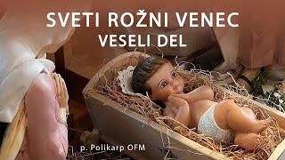 Sveti rožni venec - Veseli del z uvodi pred desetkami (p. Polikarp OFM)