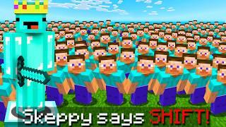 100 Player Simon Says in Minecraft!