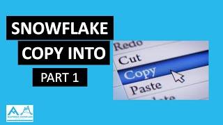 How To Copy Data Into Snowflake Tables Using Stages | Snowflake Tutorial For Beginners