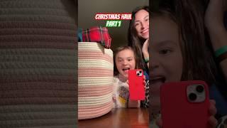 Haven’s Brrr Basket Christmas Haul - Part 1️️ #garzacrew #christmashaul #shortsvideo