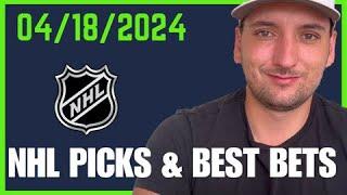 2-0 NHL SWEEP Yesterday! NHL Picks and Best Bets for April 18th, 2024!