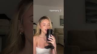 Recorded 8 more harmonies but couldn’t fit it in ‍ #singer #cover #music