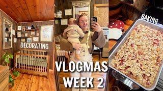 VLOGMAS | baking, bedroom reveal, christmas parade & my wish list!