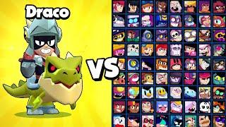 New Draco vs Every Brawler! - Brawl Stars