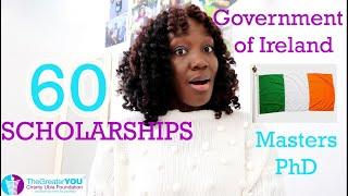 2023 Gov't of Ireland International Education FULLY - FUNDED Scholarships.