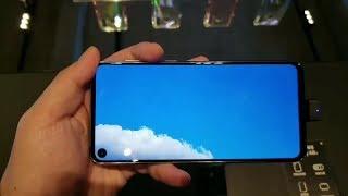 В экране дырка ! Камера – 48 Mp . Honor View 20 . Samsung Galaxy A8s .