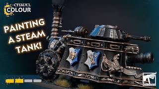 How to paint: Empire Steam Tank | Intermediate | Warhammer: The Old World