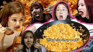 i try cooking BLACKPINK's Kimchi Fried Rice!!!