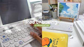 UNBOXING iPad  + apple pencil + accesorios de ibentoy |